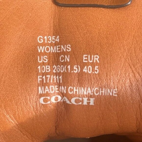 NWOB Coach Urban Hiker Suede Ankle Shearling Cold Weather Boots - Picture 5 of 5